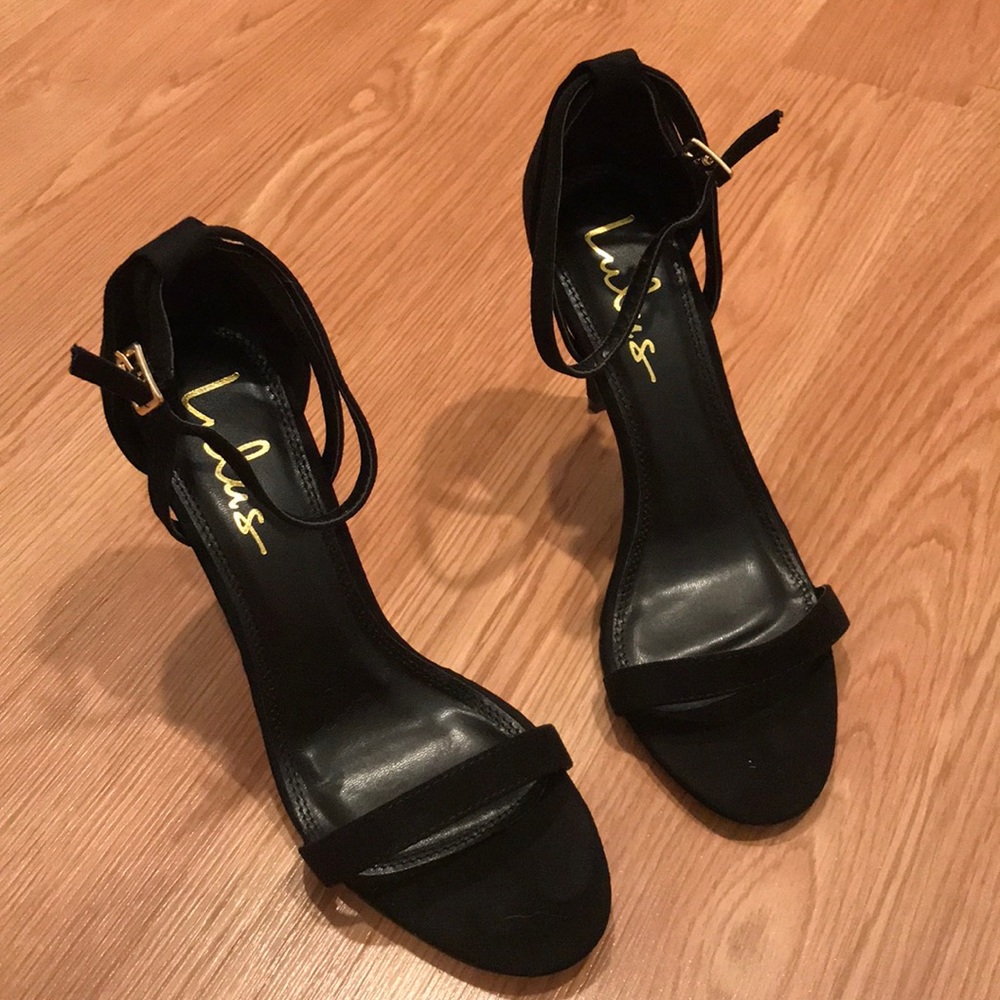 Strappy Black Heel